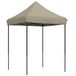 Syfax Partytent inklapbaar pop-up 200x200x306 cm taupe