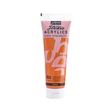 Pébéo - Acryl Fine Studio Acrylics - Acrylverf voor kunstenaars - verf voor professionals en beginners - heldere en gepigmenteerde kleur - Oranje Geel Iridescent - 250 ml