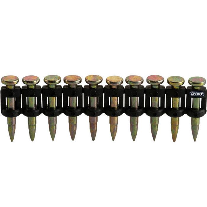 Spero Stalen nagels extra hard 27mm | 500 stuks, beton, staal, steen, etc. TBV gasschiethamers - SPE722MM