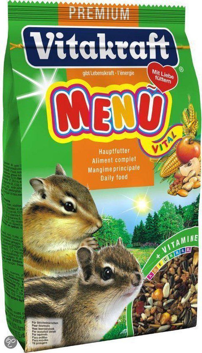 VITAKRAFT eekhoornvoer premium menu - 600 gram
