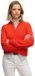 Superdry - Slouchy Cable Halve Rits Trui - Dames - Sweaters - Grenadine Orange - Maat M