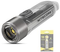 NITECORE TIKI - Mini Flashlight - USB Rechargeable Keychain Torch - Extremely Bright CREE LED 300 Lumen & UV Pocket Light 5.5cm 10g