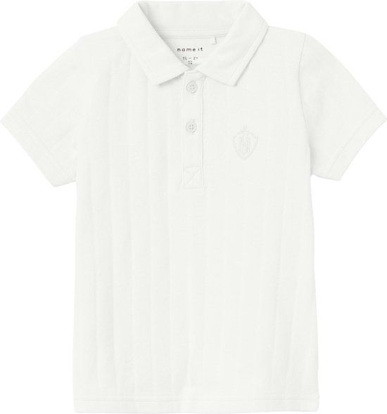 NAME IT NMMFEN SS POLO Boys Polo Shirt - Size 86 - Bright White