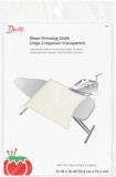 Dritz Doorschijnende persdoek-55,9 cm x 30, zijde, wit, 56,6 x 76,6 cm