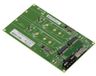 KALEA-INFORMATIQUE Gen 5.0-adapter voor 2 SSD's M2 PCIe NVMe M Key naar MCIO 8i - Doorvoersnelheid 32 GB
