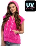 Boland - Fluffy bodywarmer neonroze (L/XL)