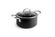IBILI - Quartz pan van gesmeed aluminium, glazen deksel en roestvrijstalen handgrepen, 24 cm, 4,3 liter, anti-aanbaklaag, geschikt voor inductie
