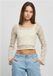 Urban Classics Cropped Lace Longsleeve top 3XL Groen