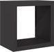 vidaXL Haardhoutrek 60x40x60 cm staal zwart