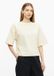 s.Oliver T-shirt lichtbeige katoen ronde hals korte mouw 46