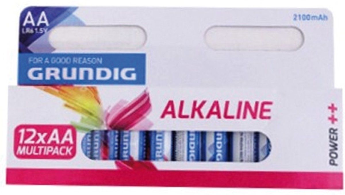 Grundig AA Alkaline Batterijen - 8711252516776