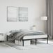Maison Exclusive - Cadre de lit en métal sans matelas noir 135x190 cm