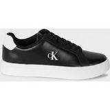 Calvin Klein Classic Cup Laceup Noir/blanc brillant Taille : 40