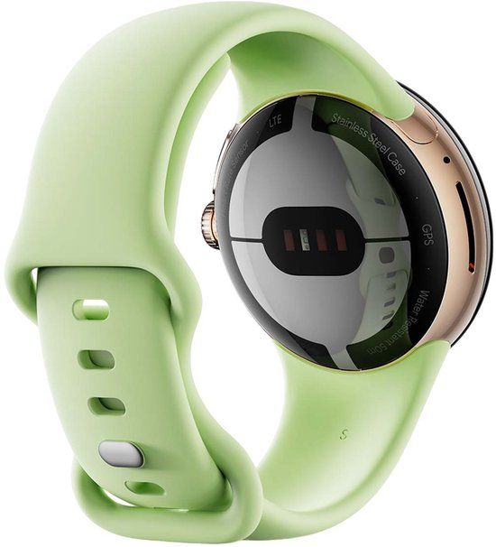 Google Actieve armband voor Pixel Watch maat S L, Geel