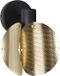 Osram DECOR Gevouwen Globe Wandlamp E27 Goud Staal