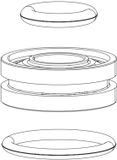 Rockshox VORKDL ROCKSHOX SEAL HEAD KIT