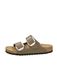Birkenstock Arizona 1032081 Pantoffels met grote gesp, uniseks, mokka, maat 39