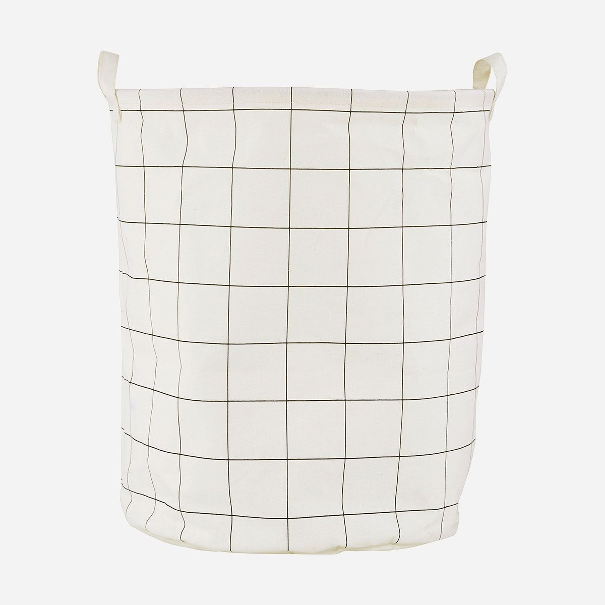 House Doctor 205720421 Wasmand - Rond - Zwart/Wit