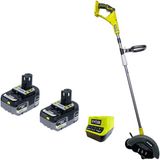 RYOBI RY18EGA-0 taille-bordure sur batterie 18 V 38 mm + 2x batterie 5,0 Ah + chargeur