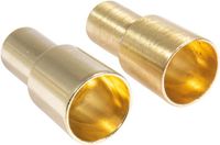 Merkloos Rayher Flessenkaarsenhouder voor staafkaarsen – Goud, Metaal, 2 stuks