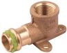 VSH SudoPress Coude en cuivre pour plafond 90° i/i 18xRp1/2" Type SP4471GV