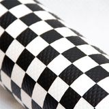 Garcia de Pou 178.54 Wegwerptafelkleed Rechthoekig Papier Zwart, Wit 1.2x100m