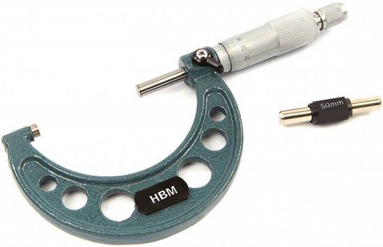 HBM 50 - 75 mm analoge buiten micrometer model