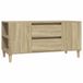 VidaXL meuble TV 102x44,5x50 cm chêne Sonoma