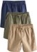 Next - Jongens - Set van 3 shorts - Blauw