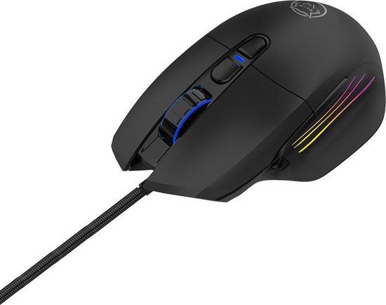 Qware Gaming Mouse New York - RGB LED - 10.000 DPI - 8 Buttons - Programmable