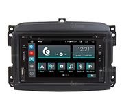 Op Fiat 500L Old DVD Android GPS Bluetooth WiFi Dab USB Full HD Touchscreen Display 6.2" Easyconnect Processor 8core Stembediening