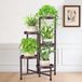 Unyqoos Support de plantes en métal à cinq niveaux pour intérieur et extérieur