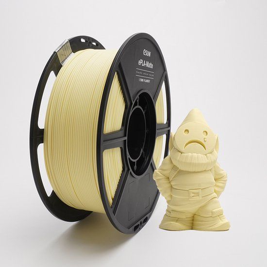 eSun ePLA Matte Filament 1.75mm - Almond Yellow - 1 kg