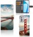 B2Ctelecom OnePlus 9 Flip Cover Golden Gate Bridge
