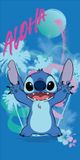 Lilo en Stitch Stitch strandlaken Aloha Blauw 70 x 140 cm Katoen