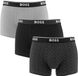 BOSS Hugo Boss heren BOSS power 3P boxer trunks print grijs & zwart