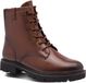 Tamaris WIDE FIT Dames Enkellaarsje 8-85109-47 327 H-breedte Cognac Leer/Synthetisch Maat 37 EU