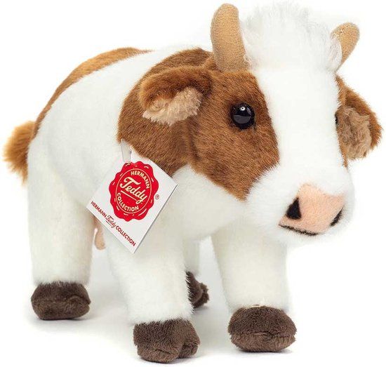 Hermann Teddy Koe - 23 cm - Pluche - Bruin