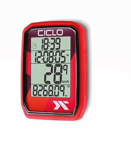 Ciclosport Protos 205 Fietscomputer, red