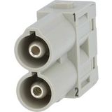 Harting Han 70 Ampère module insert (m) axial screw terminal, 2-pin 1000V, 70A - 1 piece