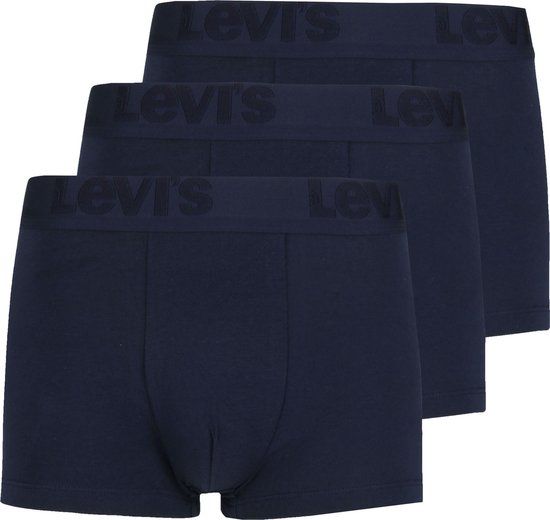 Levi's Boxershorts 3-Pack - Donkerblauw - Maat L - Heren