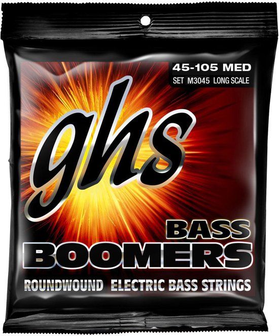 GHS M3045 Medium Bass Boomers Strings 045 - Bass Guitar Strings