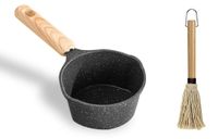 Ensemble de 2 saucières avec un pinceau - idéal pour le barbecue et le grill