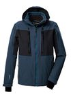 killtec heren Ski-jack/functionele jas met afritsbare capuchon en sneeuwvanger KSW 47 MN SKI JCKT, dunkelblau, XL, 43436-000