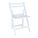 ARANAZ Klapstoel ELO, 5 cm, wit, 44 x 39 x 78,5 cm