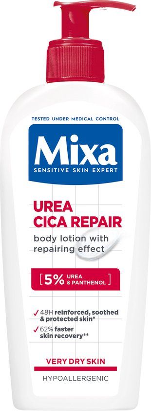 Mixa Urea Cica Repair Herstelondersteunende Bodylotion - Droge en Ruwe Huid - Lichaam en Handen - 250 ml