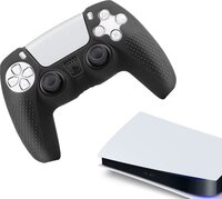 Gadgetpoint PS5 Controller Grip - Black - Performance Gaming Case - Soft Grip Cover