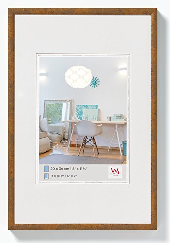 Walther Design KV070X New Lifestyle Kunststoff Bilderrahmen, 50x70 cm, taupe