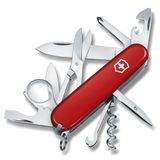 Victorinox Taschenmesser Explorer (16 Funktionen, Korkenzieher, Pinzette, Lupe, Phillips-Schraubendreher, Schere) rot