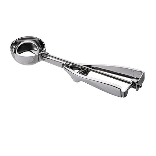 IJsschep, Piazza 030036 IJs Scoop, 1,9 cm Diameter, 1/36 liter Capaciteit roestvrij staal, zilver